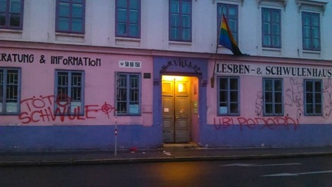 Haber | Viyanann LGBT evi Rosa Lila Villaya homofobik grafiti