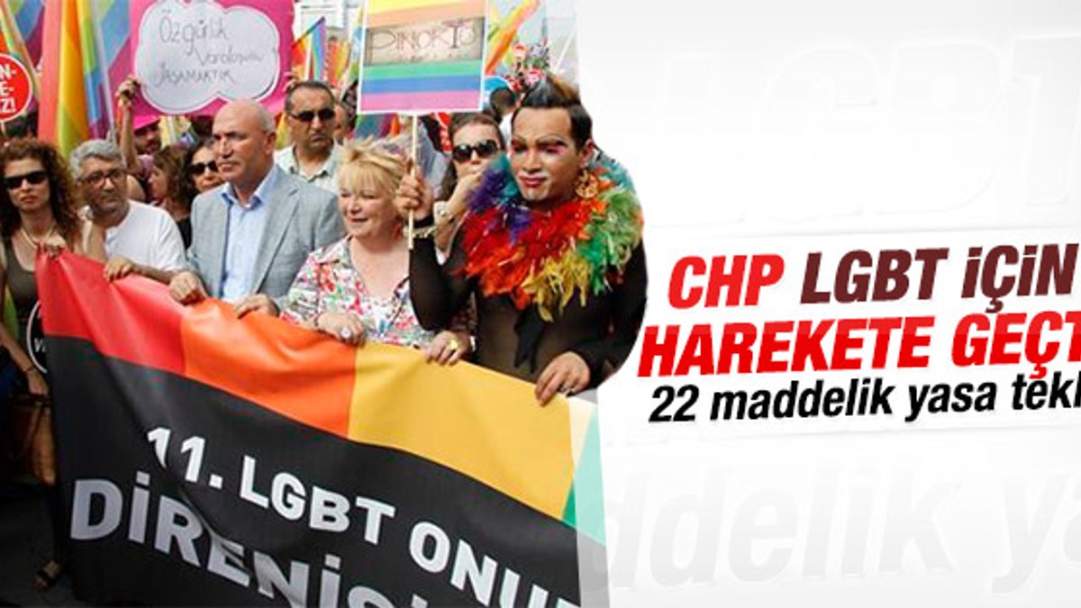 Haber | CHP`li Tanal`dan LGBT Haklar in 22 Maddelik Yasa Teklifi