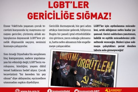 Haber | Komnist LGBT`ler: LGBT`ler gericilie smaz!