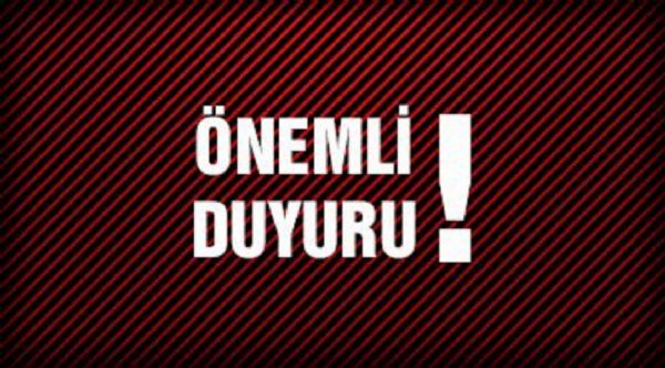 Haber | nemli Duyuru: